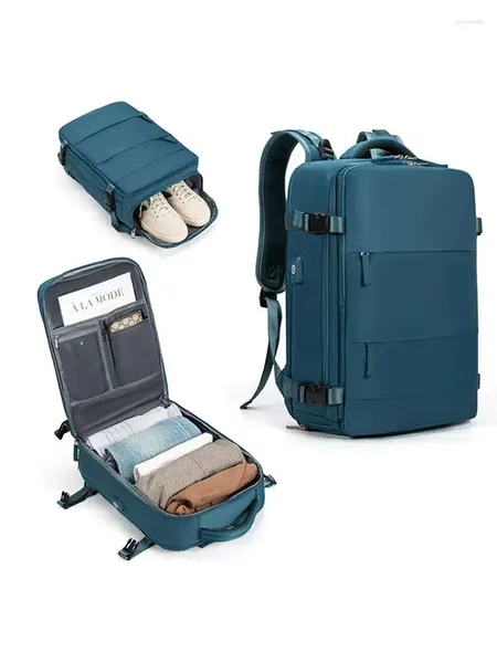 Borse per la scuola TSA Laptop Volò approvato.Viaggia per le donne.Continua lo zaino.BASS CLASSE CASUALE DAYPACK Weekend