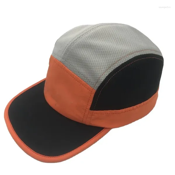 Caps de bola American Style Sports 8 painéis Snapback para mulheres Czapka Running Mesh Cotton Baseball Hats Men