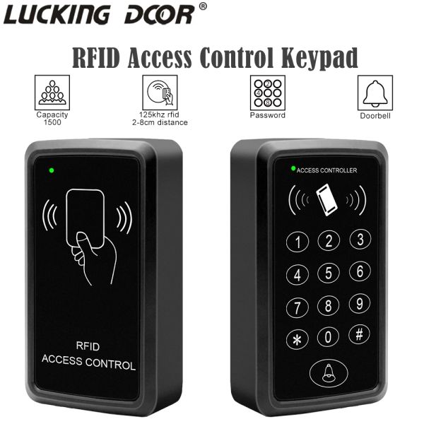 Steuerung 125 kHz Kartenzugriffskontrollsystem Safer elektronischer Gateöffner Garage Digitale Tastatur Eletric Magnet RFID Smart Door Lock Tastatur