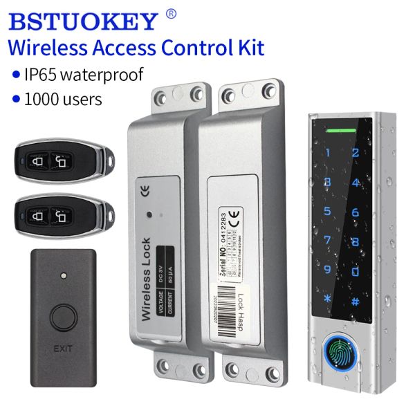 Sistema de controle de acesso RFID livre de controle Sistema de controle de acesso eletrônico Garagem Conjunto digital Eletric Smart Automatic Wireless Porta Lock Kit