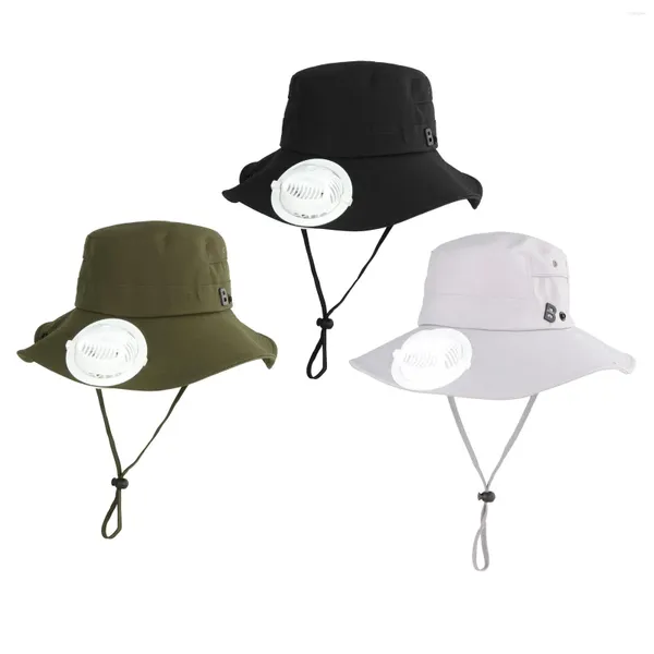 Beretti Fan Raffreddamento Cappello Casualmente protezione solare per uomini che pescano