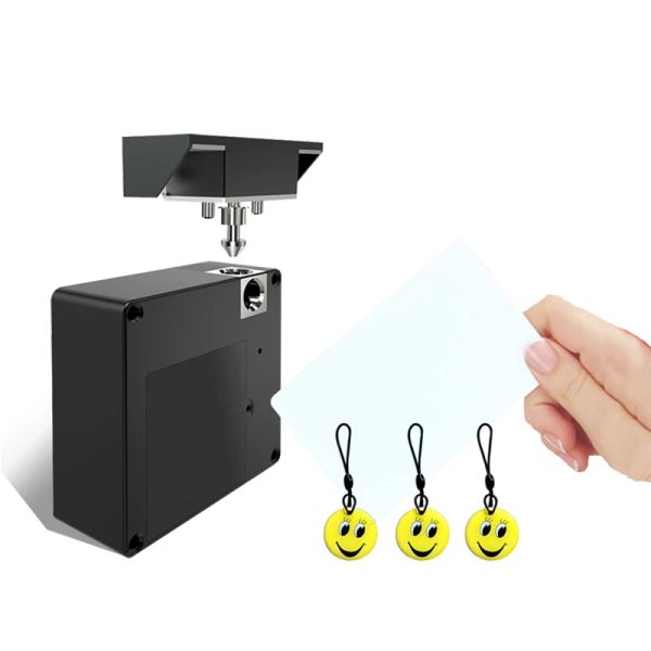 Controle invisível 13.56MHz Card IC RFID Gabinete oculto e trava da gaveta Aplicar porta dupla única sem necessidade de orifício aberto