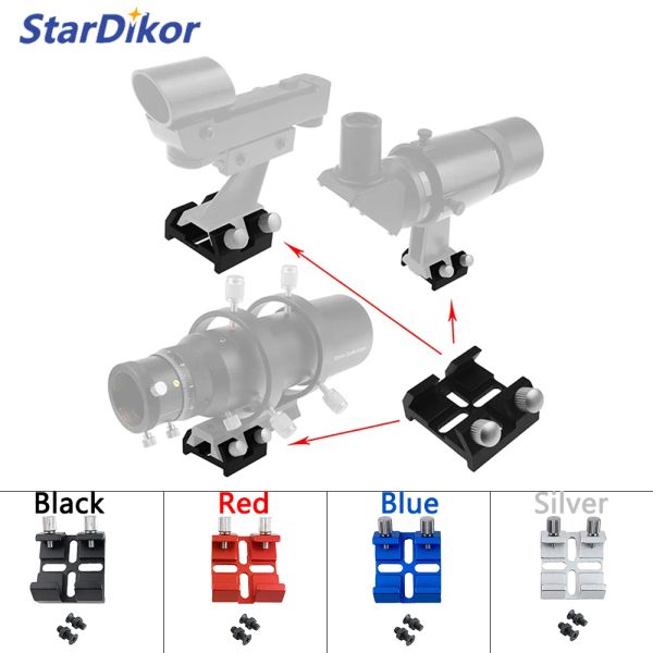 Telescópios Stardikor Multifunction FinderScope Dovetail com suporte de escopo de guia de parafuso de travamento para telescópio astronômico