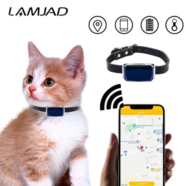 Steuerung G12 GPS Tracker Smart Pet Locator wasserdichte GPS -Standort Cat Cat Hunde Locating App Control Echtzeit -Tracking -Kragengeräte