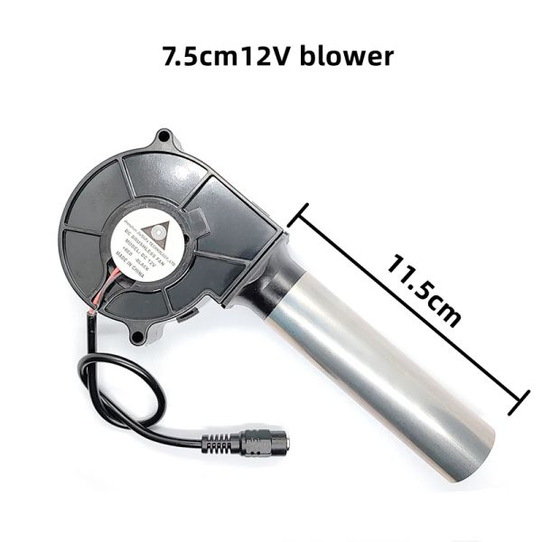 Dryer Outdoor BBQ Ven Clower 7530 75x75x30mm 12V 2500rpm con tubo d'aria per campeggio e asciugacapelli da picnic