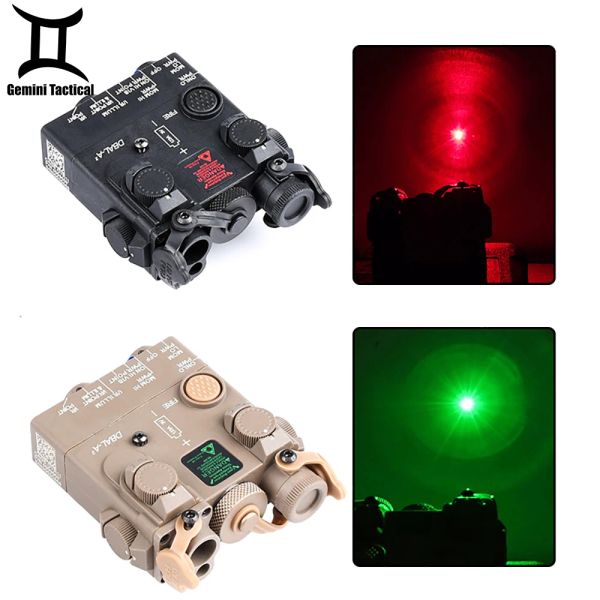 Scopes Dbala2 Red Dot Sehung Lasergrün ohne leichte IR -taktische Gewehr Waffe Laser Jagd Airsoft Accessoires peq ngal