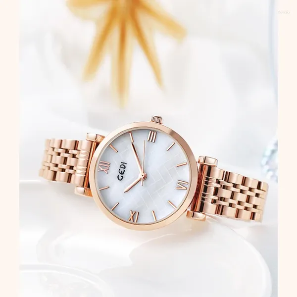 Orologi da polso orologio in acciaio orologio da donna in quarzo orologio automatico automatico donna inossidabile piccolo elegante