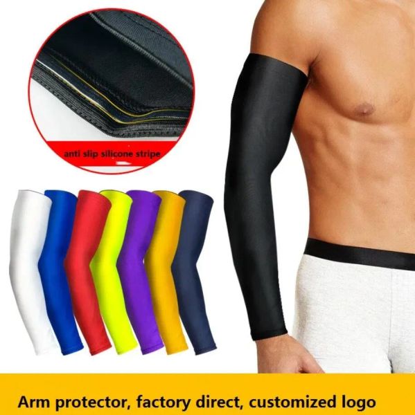 Коленные коленные колодки оптовые цифровые камуфляжные флаги US Baseball Stithe Sports Compression Arm рукава бейсбольный баскетбольный стрелок молодежь взрослый размер z 4.21