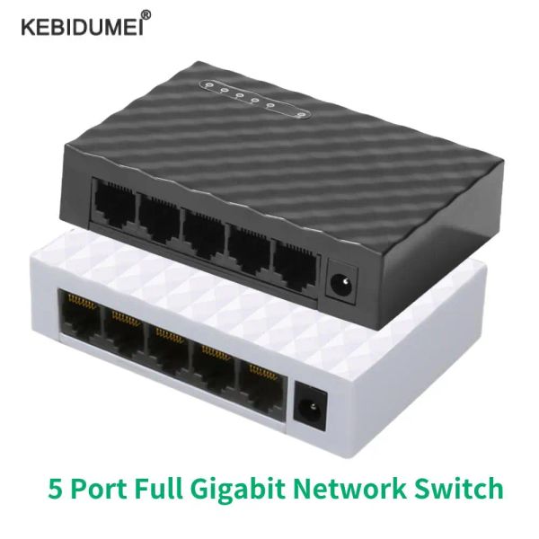 Switch 1000 Mbps 5 porta veloce Ethernet Switch Desktop Switch Gigabit Switch Adattatore Ethernet Adattatore LAN LAN Hub