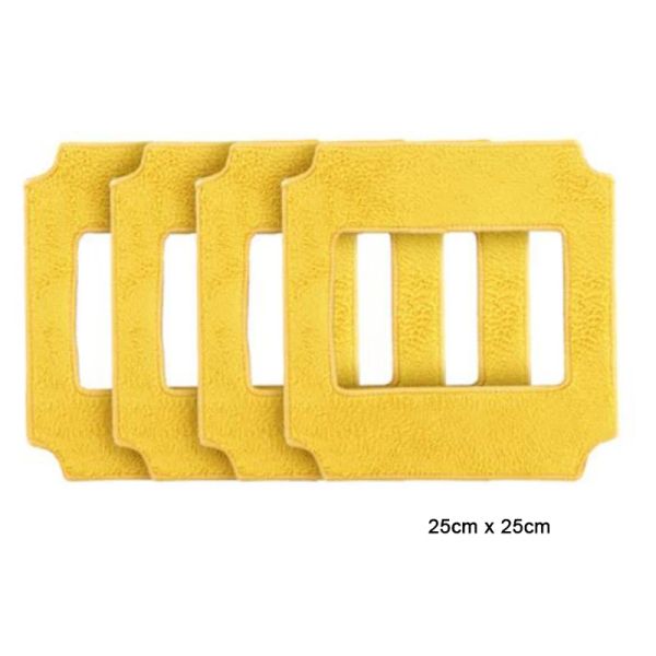 Limpadores Limpeza Original Pano 4pcs MOPS AMARELO DO ROBOT CLIANCO DE JANEIRA WIN660/RL880/RL1180/RL2988/RL3325/RL3368 // QHC004 WIPER MOP