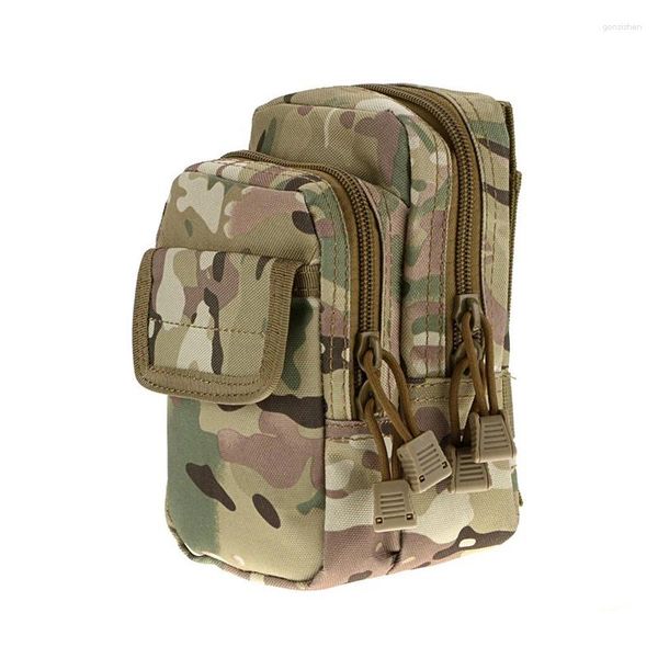 Bolsas de armazenamento 50pcs x-2 x 2 bolsos táticos esportivos ao ar livre ripstop molle saco de nylon cintura famliy