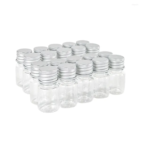 Speicherflaschen 5 ml transparente Kunststoff wiederverwendbare Kosmetikbehälter leere Handwerksfläschchen Haustiermaterial Geschenke Gläser 20pcs oder 100pcs