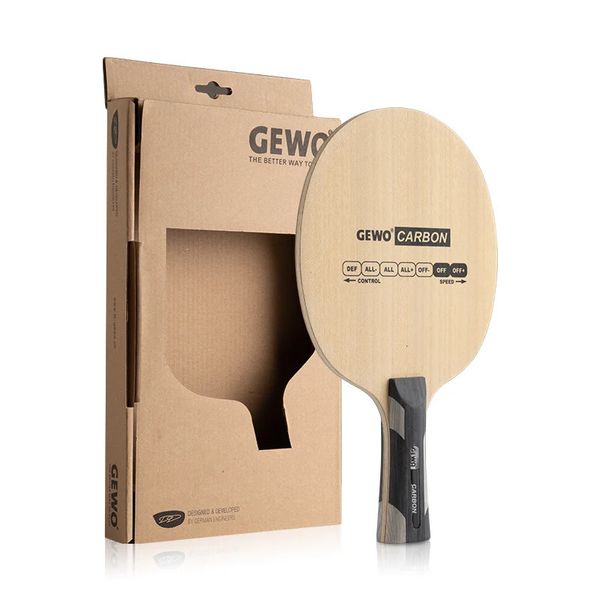 Оригинальный Gewo Power Carbon Table Tennis Blade Racket Loop наступательный наступательный