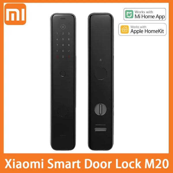 Controllo Xiaomi Smart Door Lock M20 Automatico Pushpull Elettronico Pushpull Fingerprint Bluetooth NFC HomeKit Unlock Wort Wor With Mihome HomeKit