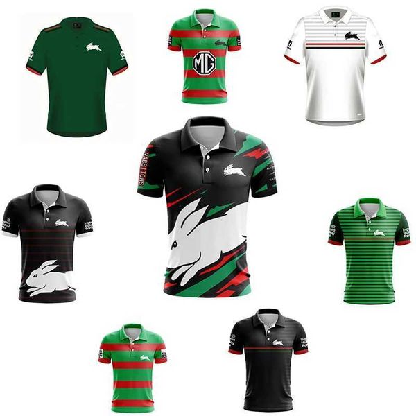 2024 coniglio allenamento di rugby jersey di alta qualità polo in stile multiplo