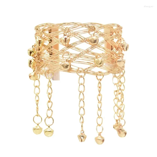 Accessori bracciale di braccialetto Han Cinese Ornamento Ornamento Ornamento Ornamento Ethnic Dance Dai Wide Mana braccio ...