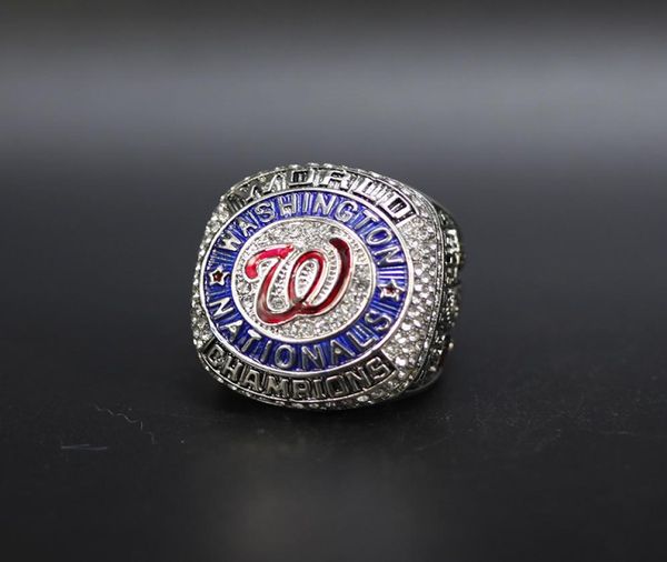 2019 Baseball Washington se equipe nacional Rings Rings Saltenir Jewelry Fan Gift Whole5538164