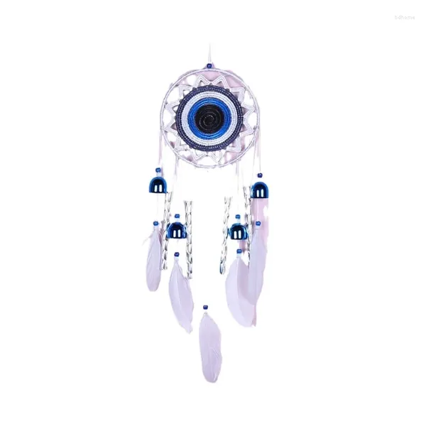 Figurine decorative per le vacanze Blue Eye Feather Weart Wand Wand Charm Ornaments Wholesale