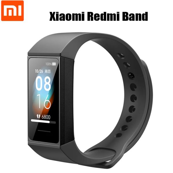 Pulseiras originais Xiaomi Redmi Band 4 Smart Water Freqüência cardíaca Sport Monitor Bluetooth 5.0 Pulseira à prova d'água