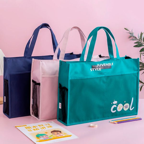 Bolsas A3 Bolsa de arquivos Multilayer Arte Tote Bag Grid 8K Coleção