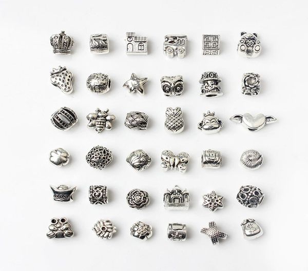 100 tipi fascino 120pcs lotto autentico 925 perle in argento sterling s si adattano ai braccialetti europei del fascino della birra 5891422
