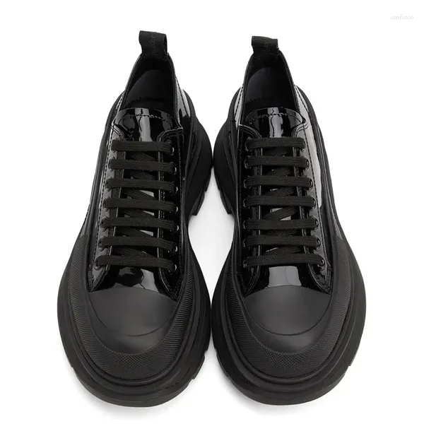 Sapatos casuais design de luxo masculino de espessura altura aumenta moda moda para caminhada ao ar livre tênis de couro genuíno 2a
