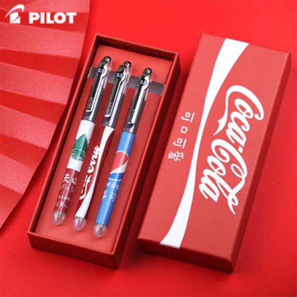 Stifte 3pcs Japan Pilot Limited Gel Pen P500 Schreiben reibungslos und kontinuierlich Ink Japaner Untersuchung 0,5 mm Büro -Schreibwaren