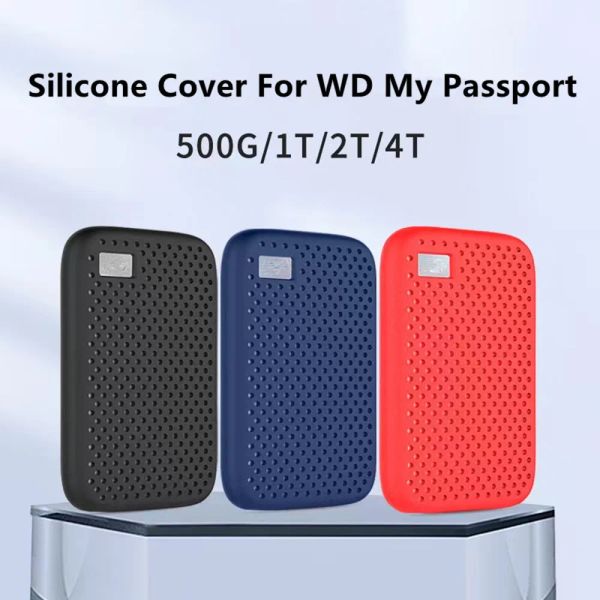 Корпус мягкого силиконового покрытия в корпусе PSSD для WD Passport Passport Portable SSD жесткий диск 500G/1T/2T/4T