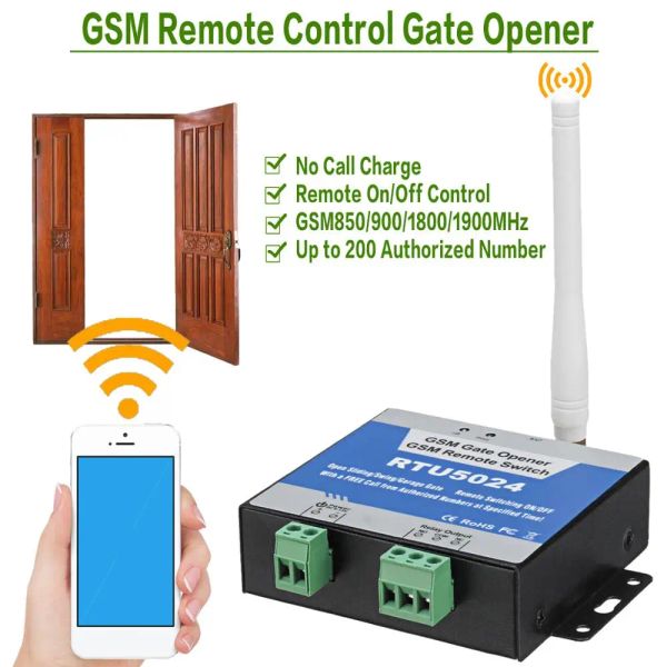 Apri del cancello di controllo 2G 3G GSM Interruttore di relè Chiamata Chiamata Remote Controller Porta di controllo Porta di controllo per garage per la casa intelligente