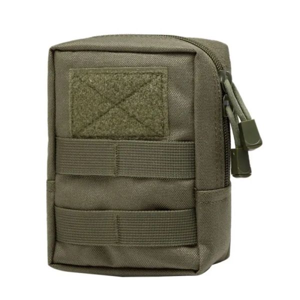 Accessoires Molle Pouch Military Tactical Tailentasche EDC Molle Tool Reißverschluss Taille Packung Telefon Hülle Airsoft Belt Bud Bud Jagdtasche