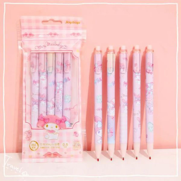 Canetas 50 PCs/lote kawaii rosa prensa de coelho