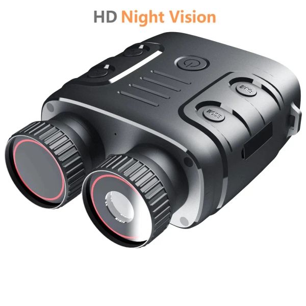 Câmeras 1080p HD Night Vision Device 5x Digital Zoom Night Vision Binoculares para caçar a escuridão da câmera infravermelha Visualizador