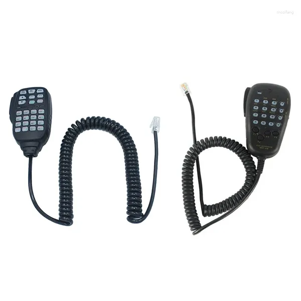 Mikrofone Top Deals 2 PCs Mikrofon: 1 HM-133 Mikrofon-Lautsprecher Handheld-Schulter für ICOM-Radio IC-207H IC-880H DTMF MH-48A6J