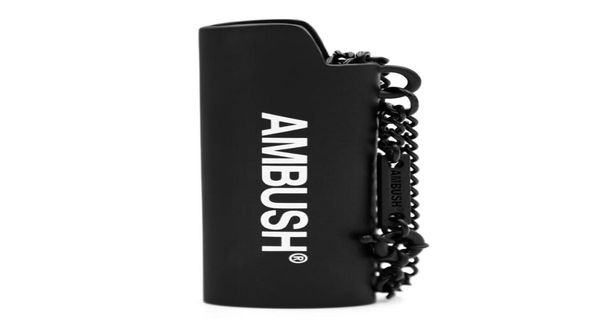 18aw Ambush BIC J3 Black Lighter Case più leggero Hiphop Rap Personal Necklace Festival Regalo per uomini e donne3330953