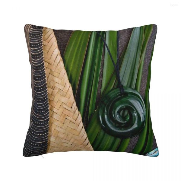 Pillow NZ Maori Culture Theme - Pounamu Koru Throw Pillows Decor Home Covers de luxo decorativo