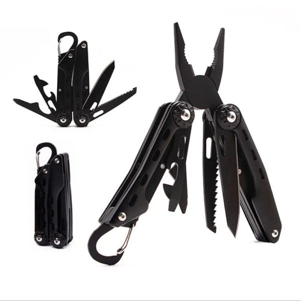 Accessoires Multi -Werkzeugklappermesser Multifunktionale Zelle EDC Gear Outdoor Camping Überlebensmesser Fischerei Zange Handwerkzeug Taschenmesser Taschenmesser