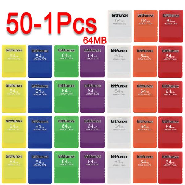 Cards 501pcs 64MB FMCB v1.966 cartões de memória MCBOOT GRÁTIS para Sony PS2 Game Data Console Program Cards Compatível com All for PS2 Modelo