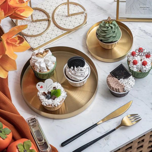 Dekorative Blumen künstlicher Kuchen Cupcake Lebensmittelmodell Tassen Simulation Dessert Creme Cup Power gefälschte Requisitefenster Display Dekoration