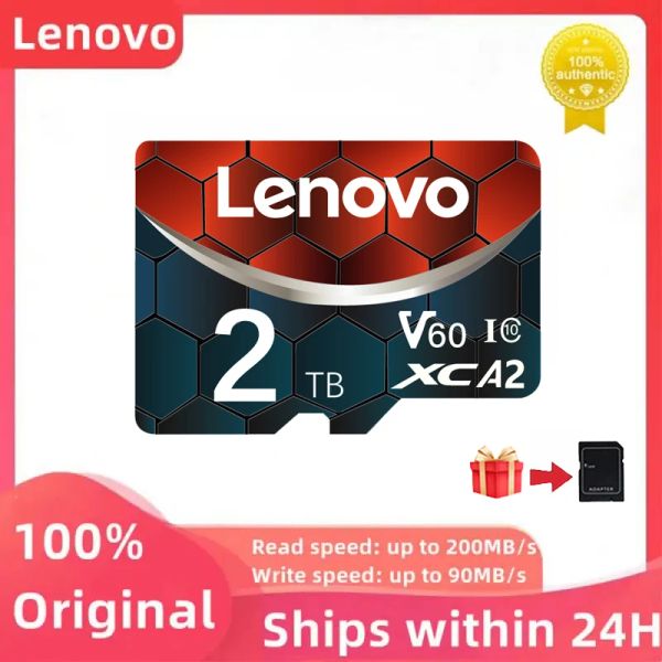 Cartões originais Lenovo SD 2TB Micro TF Mini SD Card 512GB 256GB 128GB 64GB TF MEMÓRIA CARD