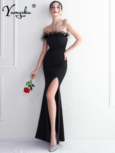 Lässige Kleider sexy Rückenfreie Maxi Schwarze Sommerkleid Frauen elegante lange Brautjungfer Abend Frau Luxus Hochzeitsfeier Vestidos