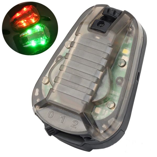 Helme Taktische Helme Signal Licht Multi wasserdichte Marienbird Lampe Outdoor Militärjagd Camping Überleben Sicherheit Strobe Licht Werkzeug