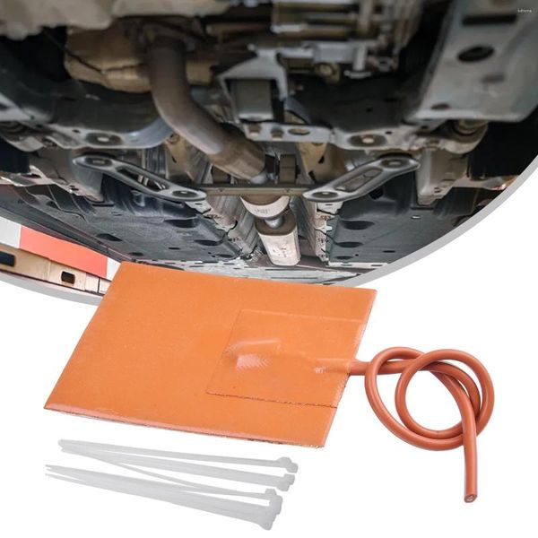 Tapetes para o tanque de tanque de tanque de motor Pan de silicone Aquecedor Placa de aquecimento da almofada de alta temperatura resistente à prova d'água prática