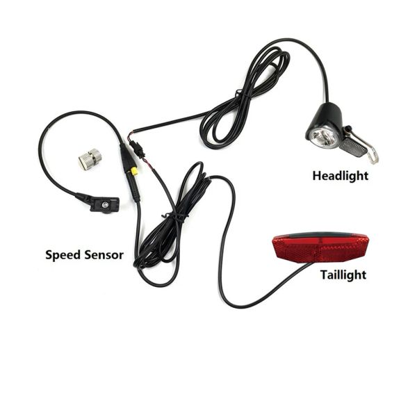 Luci da 660 V Luci elettriche Bike Feeleno Pulgole del trasmettitore Velocità Panno Strematura per Tongsheng TSDZ2 Mid Drive Motor Bicycle Lampada Nuova