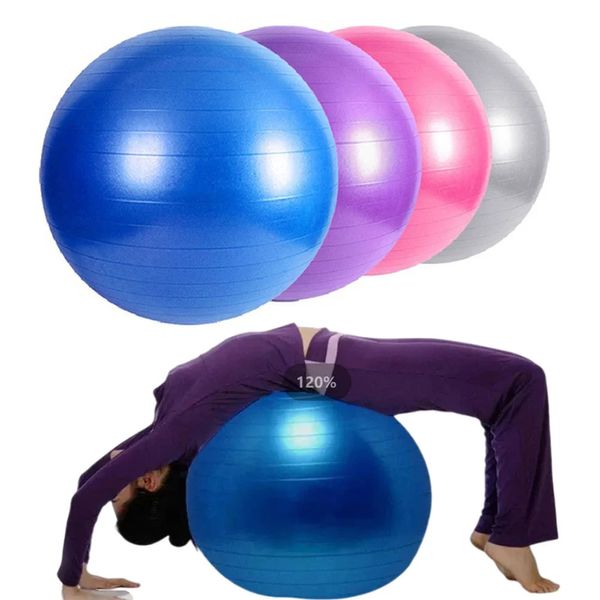Yoga Ball Pilates Fitness Gym Fitball Balance Exercício Bola 65/75/85cm 240417