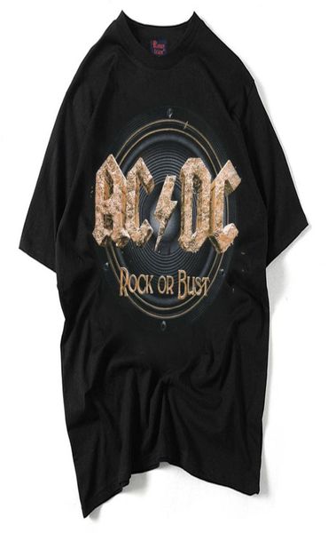 Мода Новая мужская рубашка с короткими рубашками Mens Summer Tee Print ACDC хлопковые футболки мужчины 3D дизайнерская одежда плюс размер M3XL ROC6676404