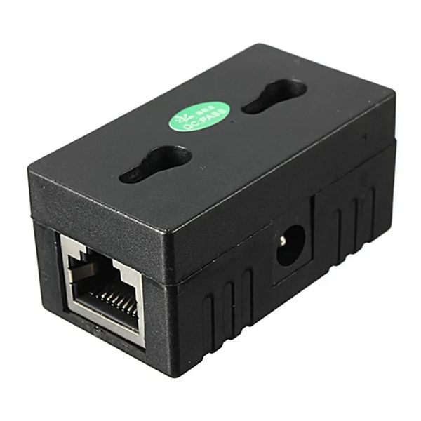 Nuovo potenza POE passiva 2024/100 MBP su Ethernet RJ-45 Adattatore di montaggio a parete splitter per iniettore per la telecamera IP CCTV2.per Ethernet