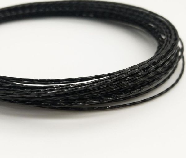 Strings de tênis de marca rolo preto 17L 125 mm Maintista Controle de spin 125 Cordússia de tênis de poliéster de qualidade igual a luxilon 10pcslot69455540