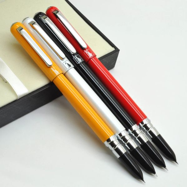 PENS MMS Kaigelu 381 Serie Rena Classic Fountain Iridium Pen Silver Clip extra Fine per scrivere Fashion Regalo business