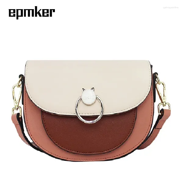 Bolsas de ombro Epmker 2024 Bolsas de moda e bolsas de luxo Designer de luxo Bolsa de painéis laterais fofos crossbody