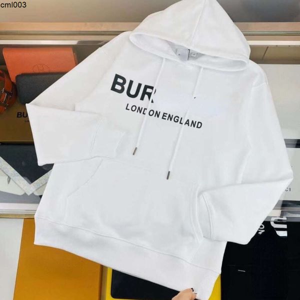 BB Hoodie Erkek Puellovr Sweatshirt Tasarımcısı Pamuk Hoody Erkek Kadın Kaz Havadolu Kazak Bur Basılı Pullover Ceket Boyutu